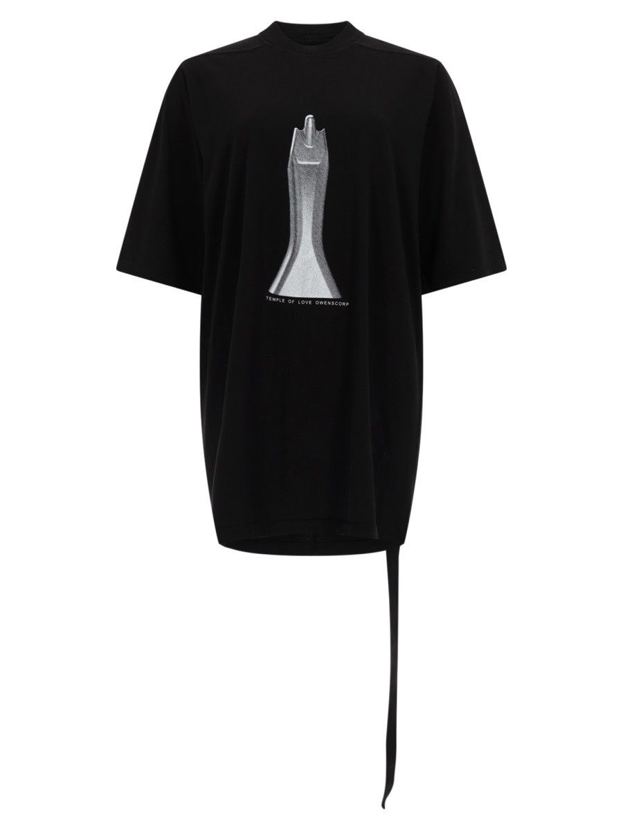 Rick Owens Drkshdw RICK OWENS DRKSHDW "JUMBO SS" T-SHIRT - BLACK Size S / US 4 / IT 40 - 1 Thumbnail