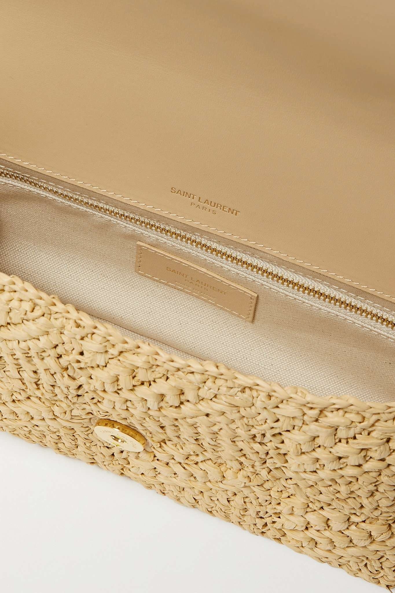 Saint Laurent Paris o1s1wg110525 515821 Size: OS / Jamie Medium Bag in Raffia Size ONE SIZE - 5 Thumbnail
