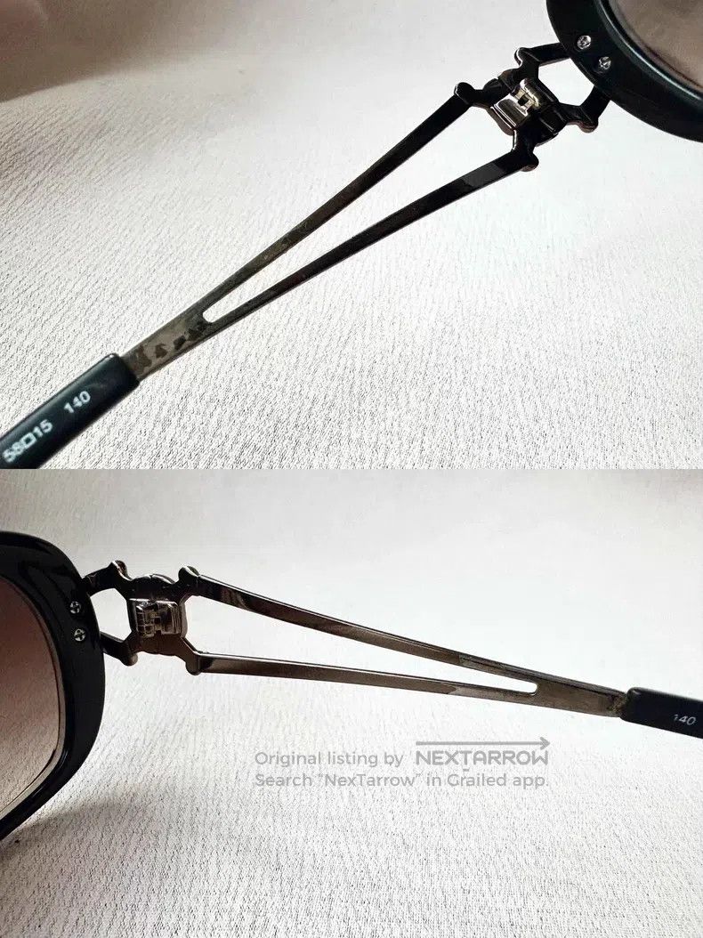 Vivienne Westwood Vivienne Westwood Gun Black Saturn Skull Sunglasses Size ONE SIZE - 8 Thumbnail