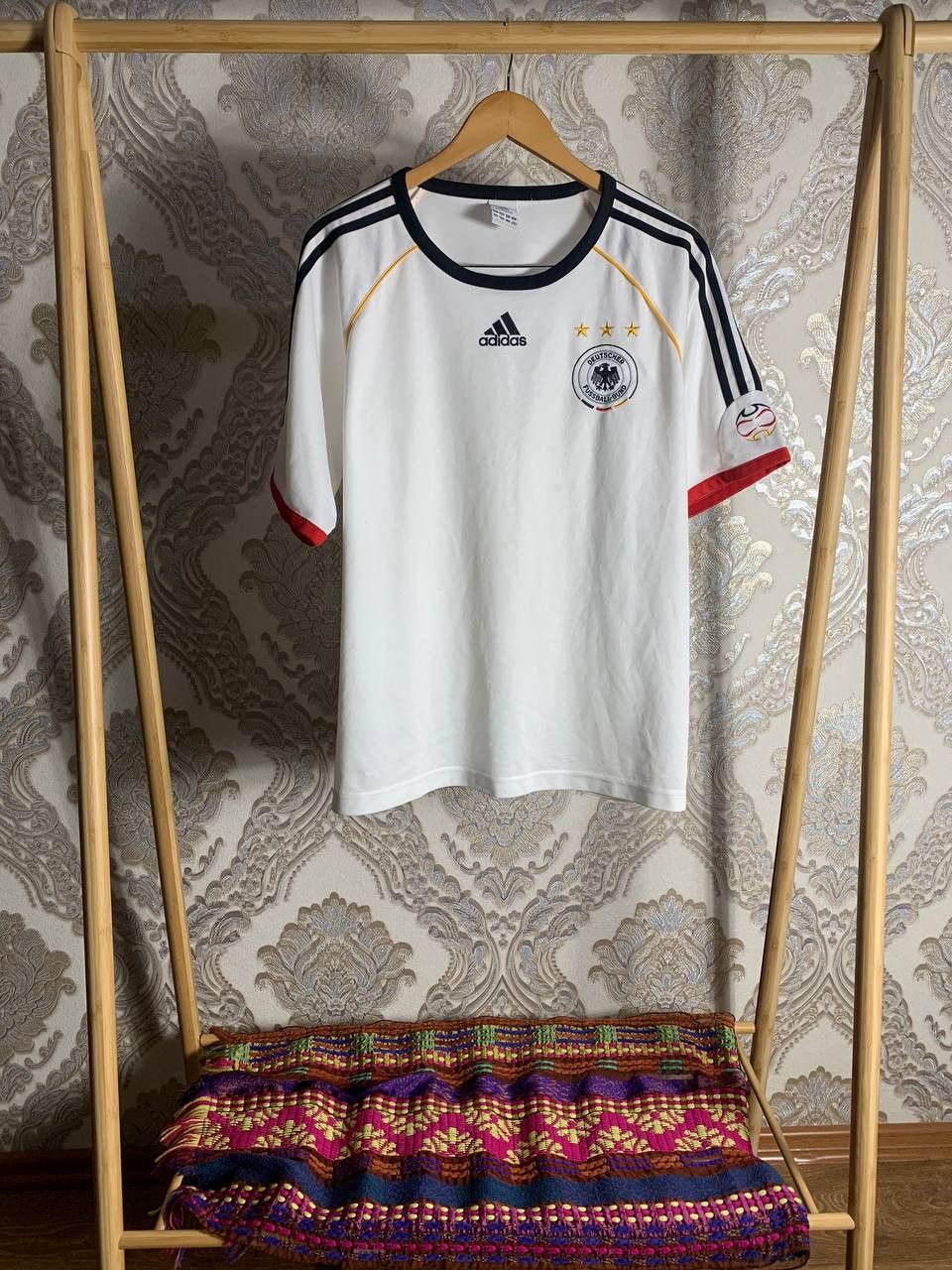 Adidas Vintage Adidas Germany Retro Soccer Jersey Bloke Y2K 90s Size US XL / EU 56 / 4 - 1 Thumbnail