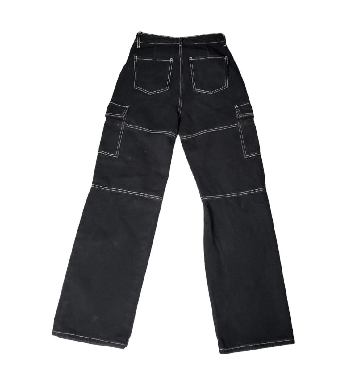 Shein Shein Black Jean Cargo Size 26" / US 2 / IT 38 - 2 Thumbnail
