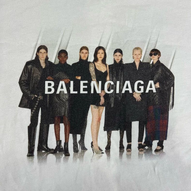 Balenciaga Balenciaga Band Short Sleeve Size M Size US M / EU 48-50 / 2 - 2 Thumbnail