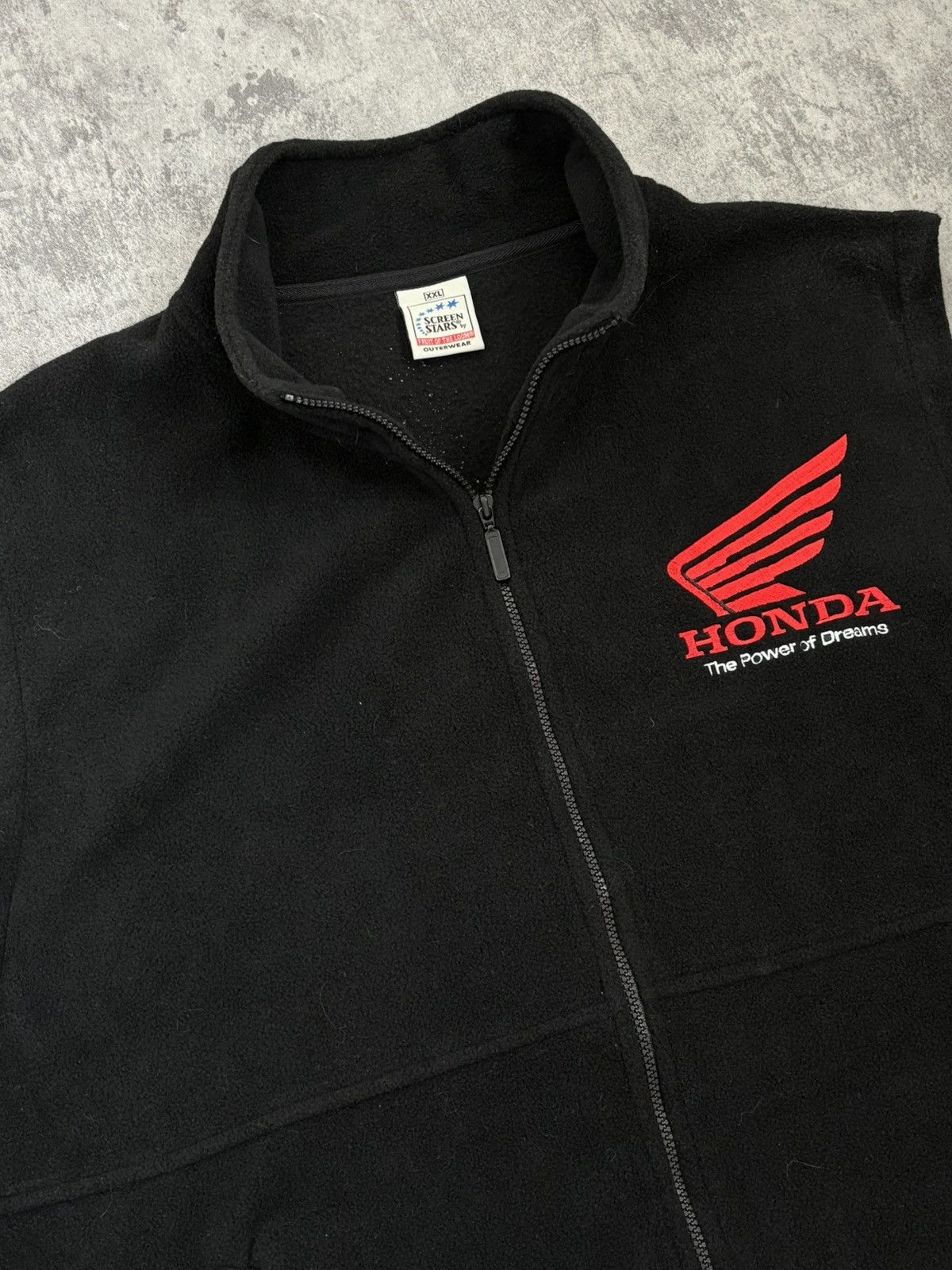 Honda Vintage Honda Fleece Vest by Screen Stars Size US XXL / EU 58 / 5 - 4 Thumbnail