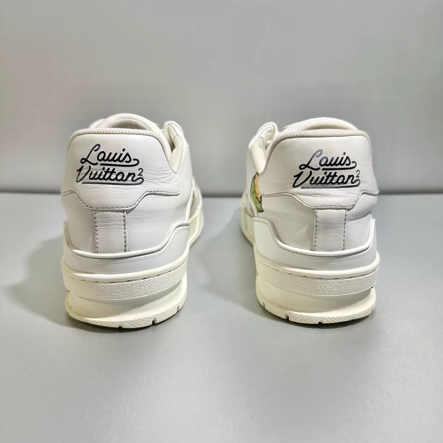 Louis Vuitton LV Trainer nigo x 8/42 lightly used excellent Size US 9 / EU 42 - 5 Thumbnail