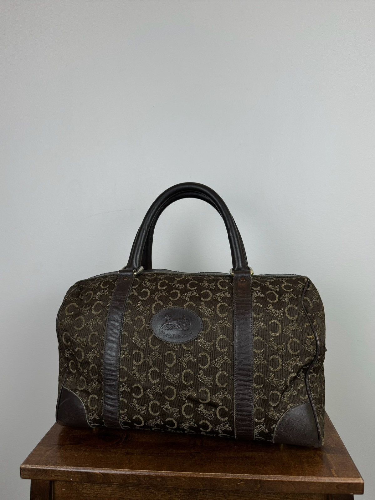 Celine Luxury Celine Paris Boston Bag original rare casual item Size ONE SIZE - 1 Thumbnail