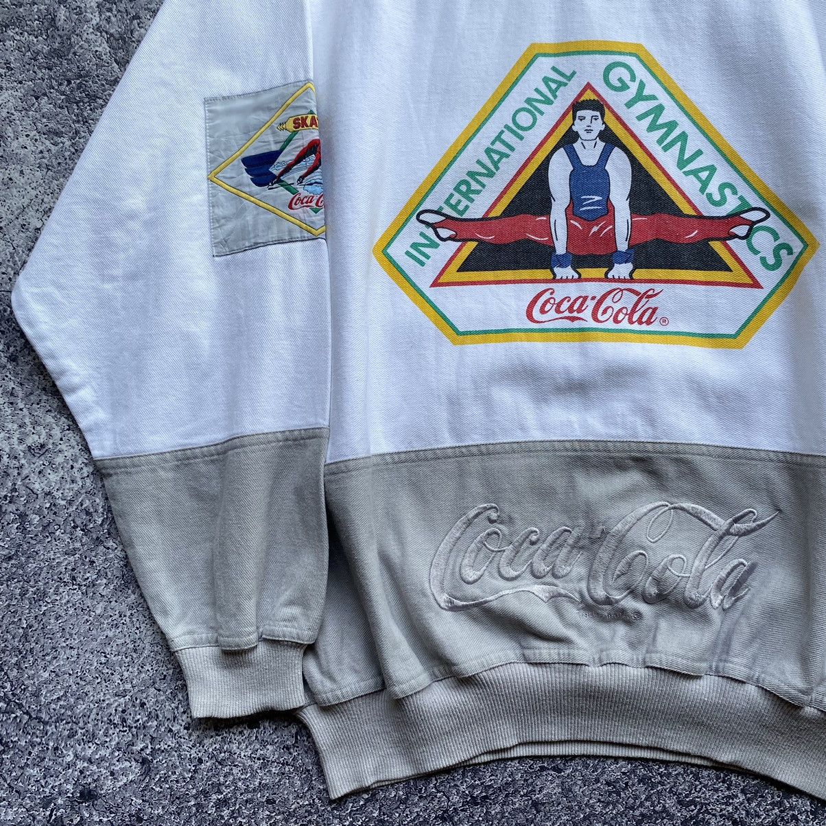 Coca Cola Rare 80s✨ COCA COLA International Gymnastics Sweatshirts Size US XL / EU 56 / 4 - 6 Thumbnail