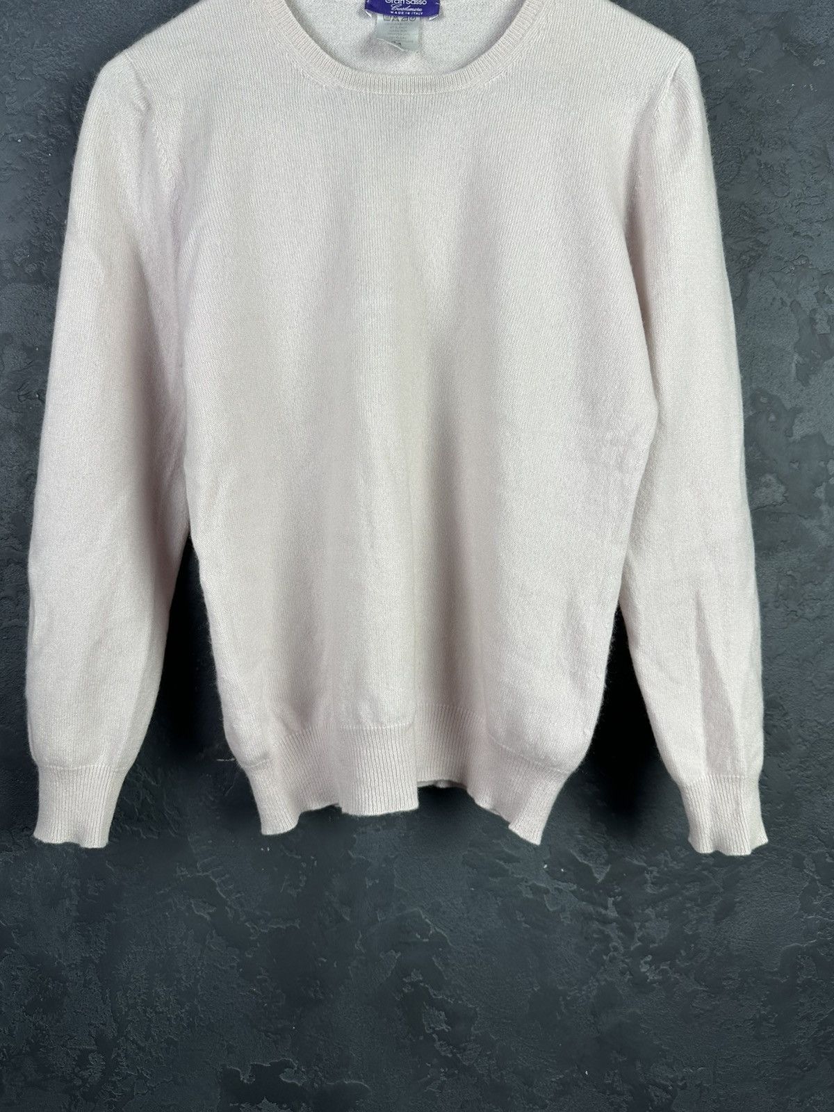 Gran Sasso Gran Sasso 100% Cashmere Pink Sweater Women’s 44 Size M / US 6-8 / IT 42-44 - 3 Thumbnail