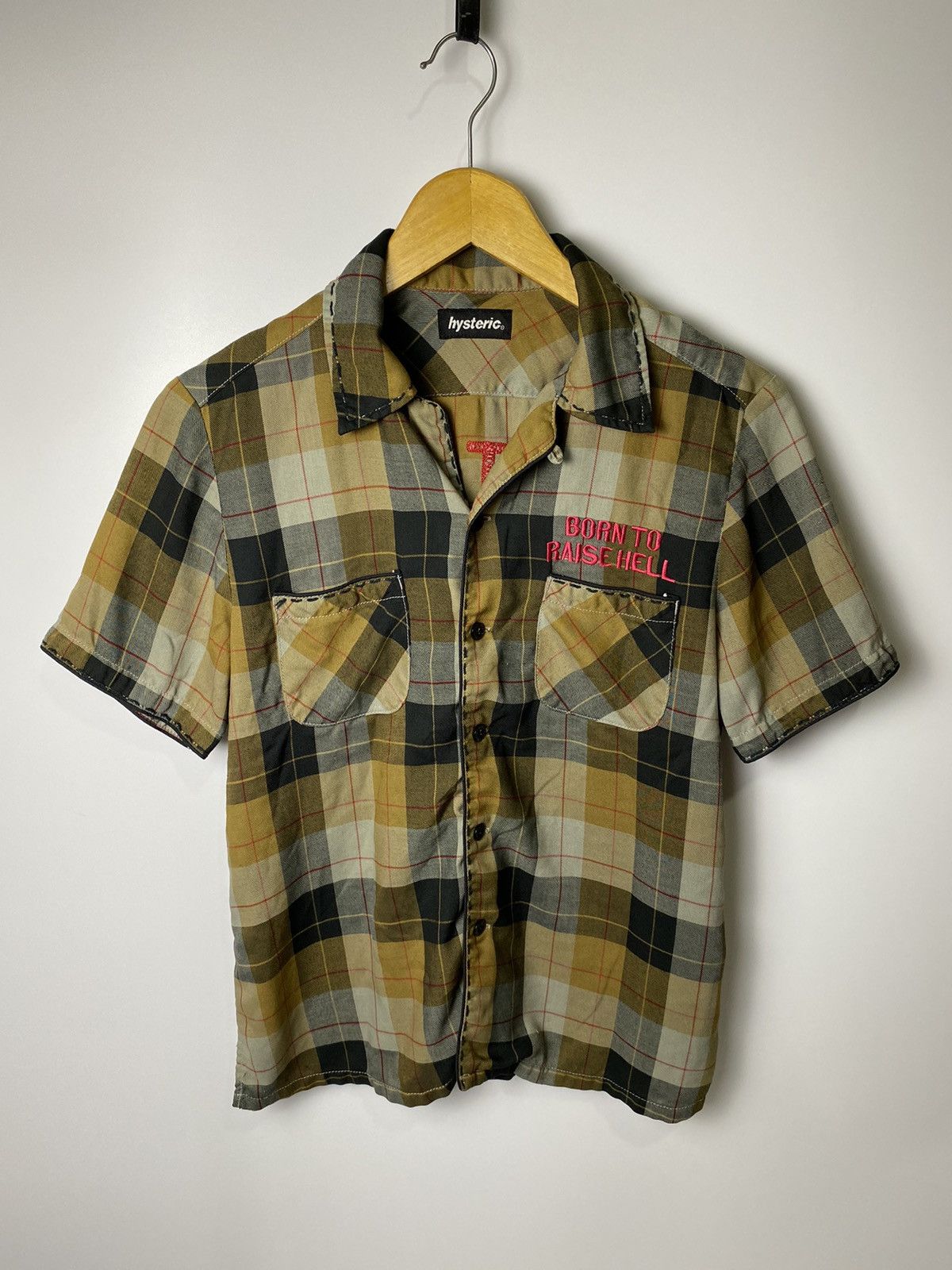 Hysteric Glamour × If Six Was Nine × Japanese Brand 💥best💥 Hysteric glamour plaid shirt embroidery Size US M / EU 48-50 / 2 - 4 Thumbnail