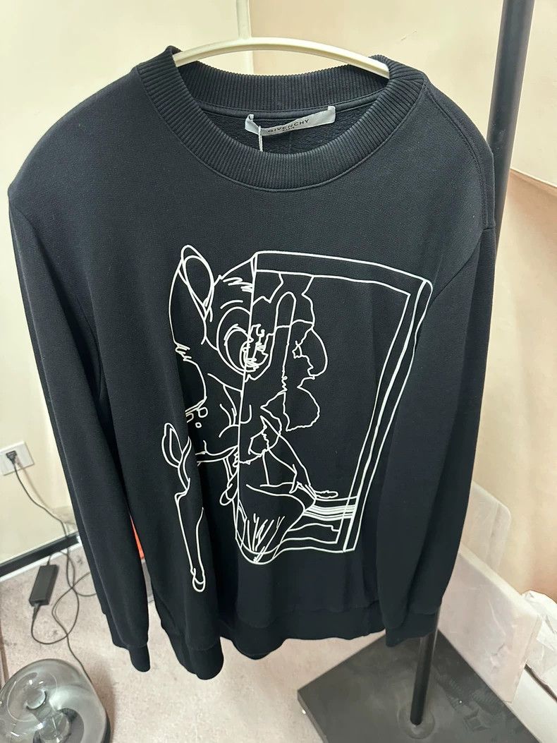 Givenchy Givenchy Deer Sketch Hoodie Size US XS / EU 42 / 0 - 1 Thumbnail
