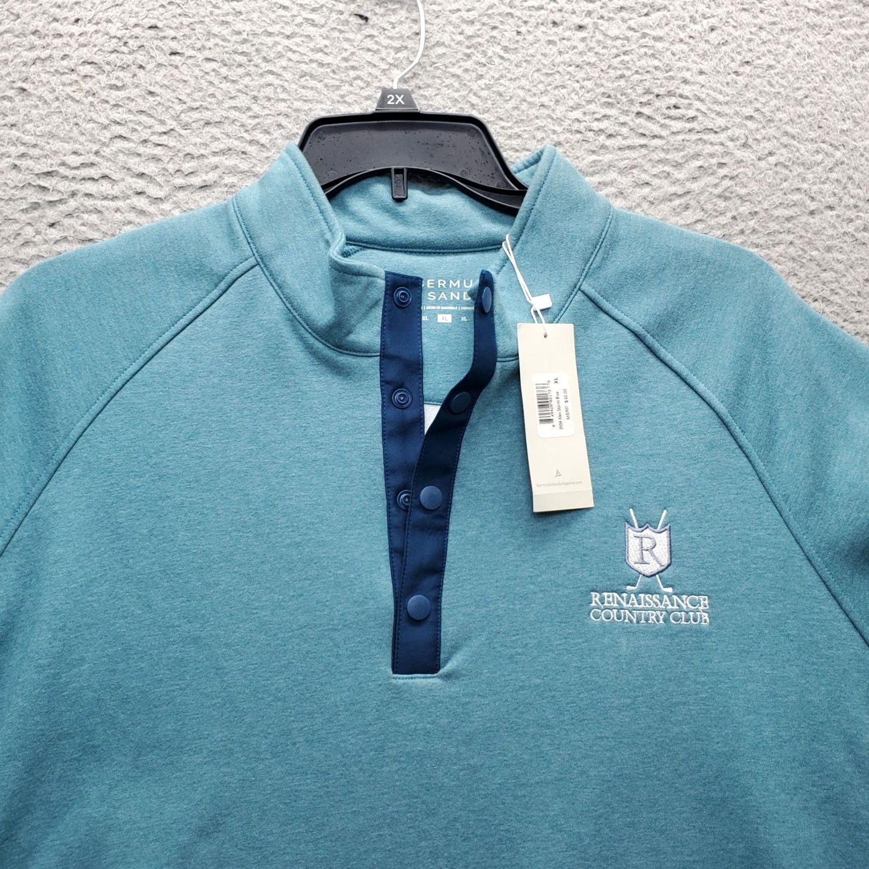 Vintage Bermuda Sands Golf Sweatshirt Mens XL Green Fleece Renaissance Country Club Logo Size US XL / EU 56 / 4 - 6 Thumbnail