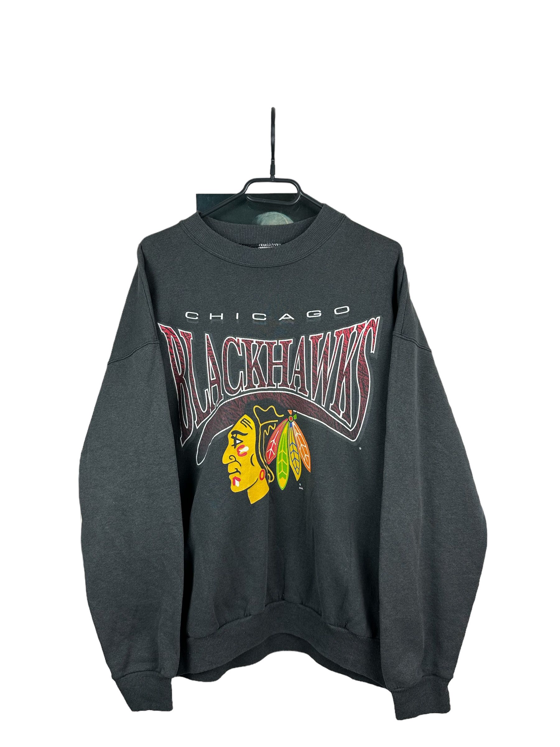 Vintage Vintage Chicago Blackhawks Crewneck Sweatshirt NHL Rare Size US L / EU 52-54 / 3 - 1 Thumbnail