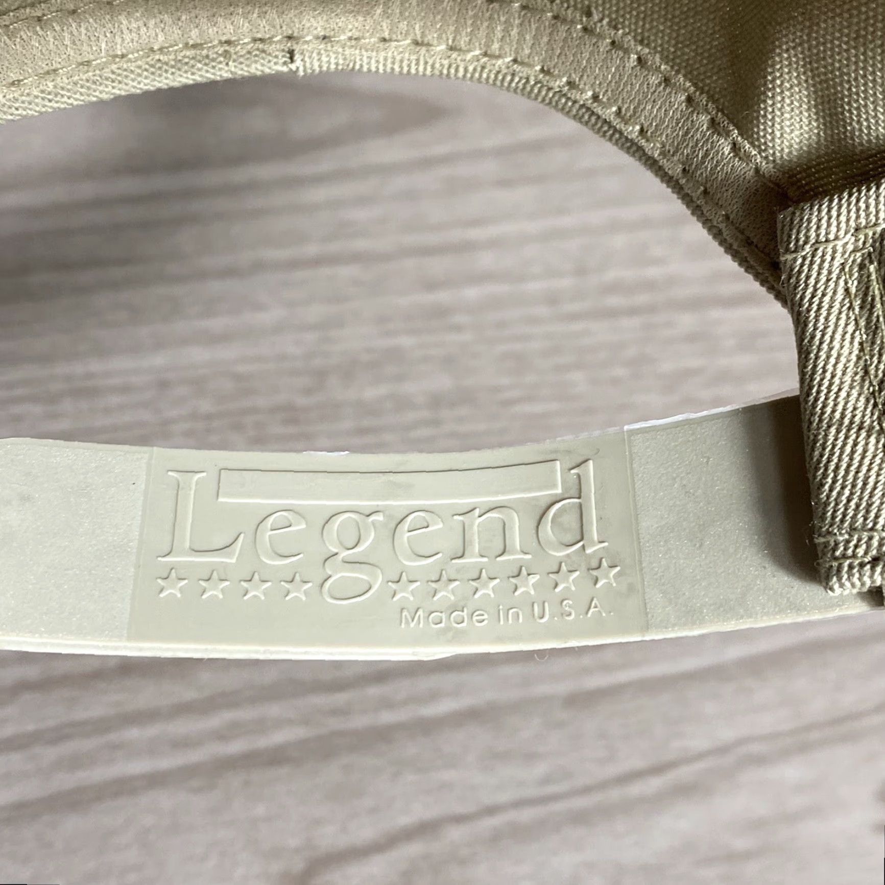 Vintage Legendary Hat Cap Beige Strap Back Adjustable Made In USA Baseball Cap Men Twill Cotton Logo Adjustable Rare Case Triebold Implement Cap Size ONE SIZE - 7 Thumbnail