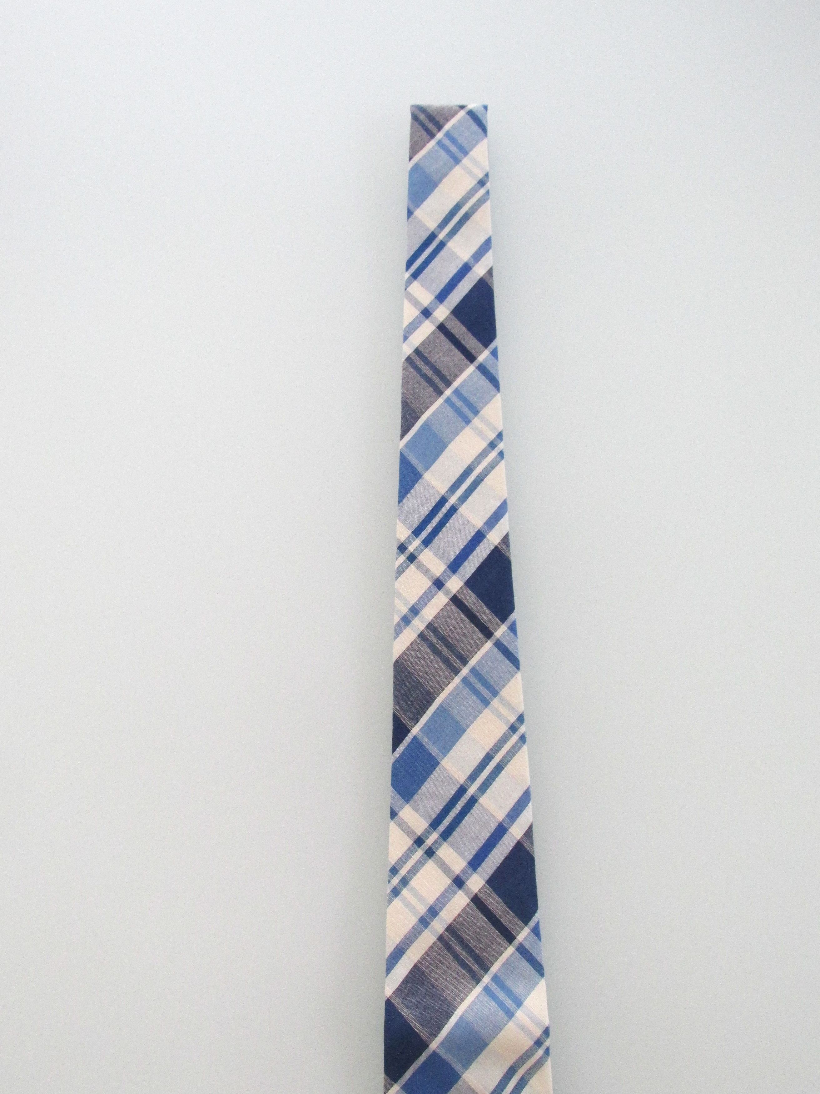 Faconnable Facconable Men's Plaid Cotton Ties Size ONE SIZE - 3 Thumbnail