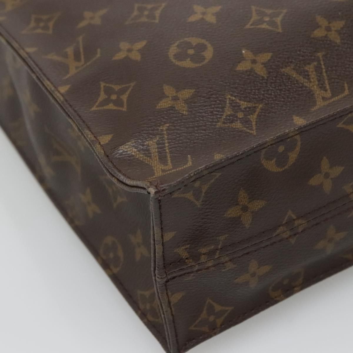 Louis Vuitton LOUIS VUITTON Monogram Sac Plat Hand Bag M51140 Size ONE SIZE - 14 Thumbnail