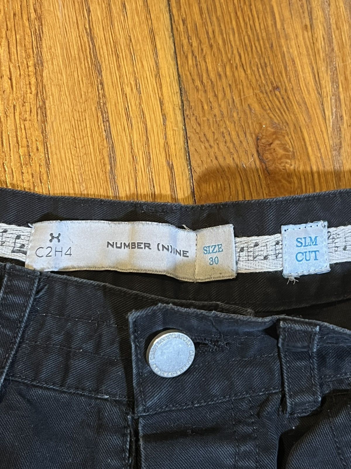 C2H4 × Number (N)ine Number (N)ine x c2H4 Blueprint Bondage Cargo Pants Size US 30 / EU 46 - 4 Thumbnail