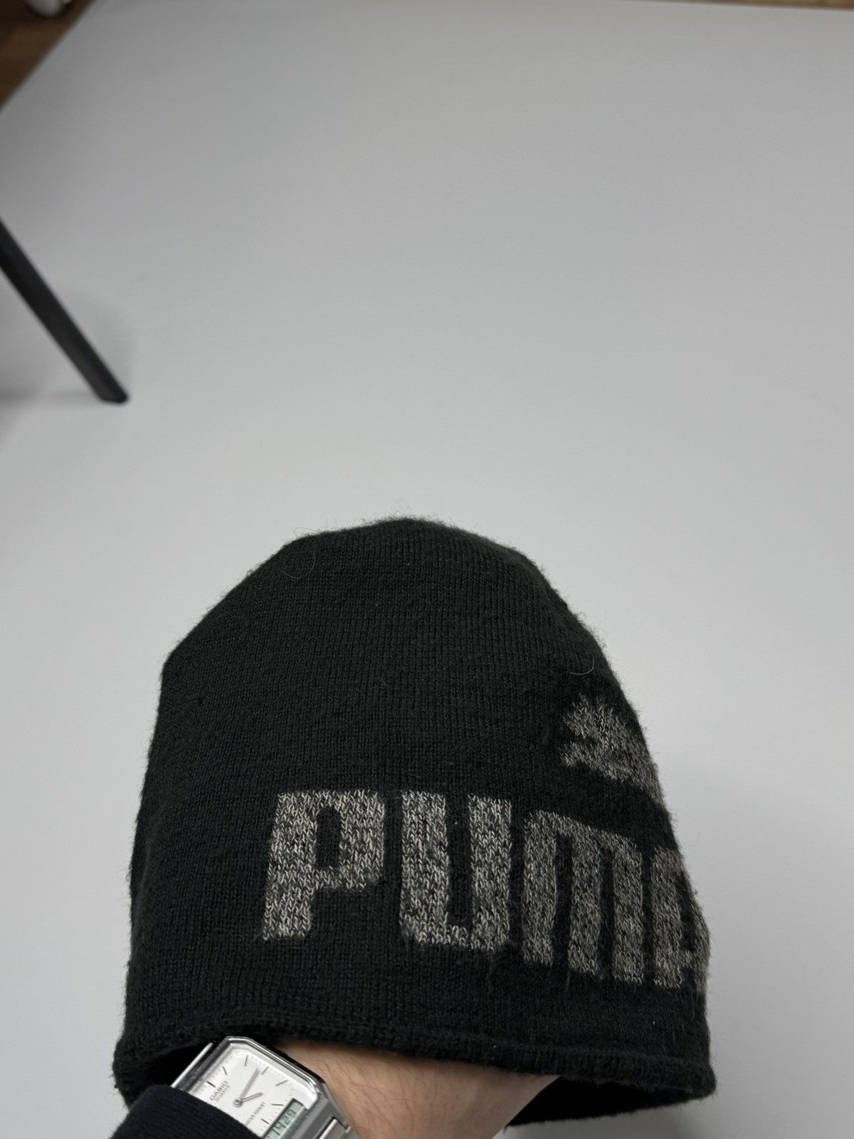 Puma Vintage Y2K puma beanie hat japanese swag skater sk8 drip 00 Size ONE SIZE - 3 Thumbnail