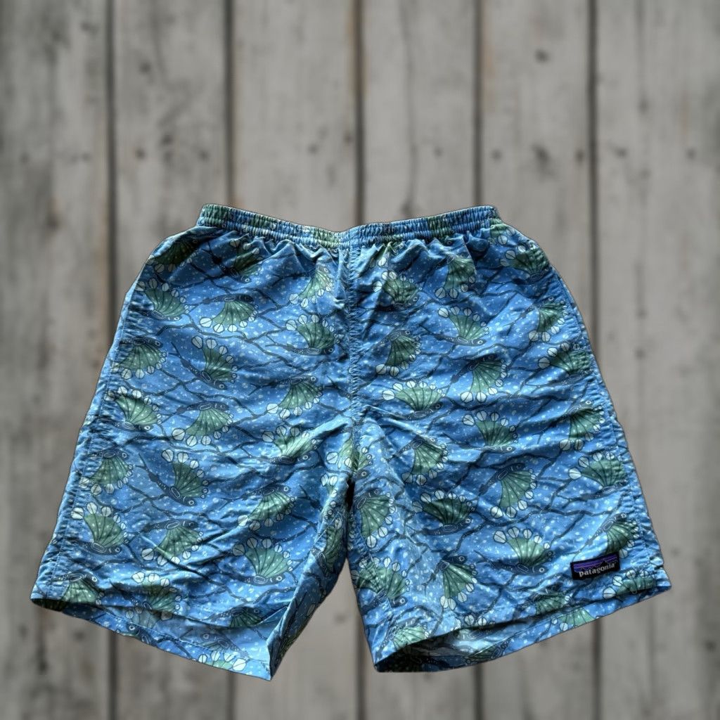 Patagonia Patagonia Mens Small Blue Baggies Shorts Ocean Swim Trunks Outdoor Lined Size US 29 - 1 Thumbnail
