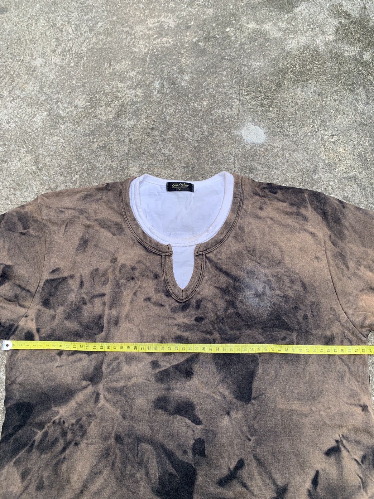 Japanese Brand Good Time Double Layers Abstract Shirt Size US XL / EU 56 / 4 - 3 Thumbnail