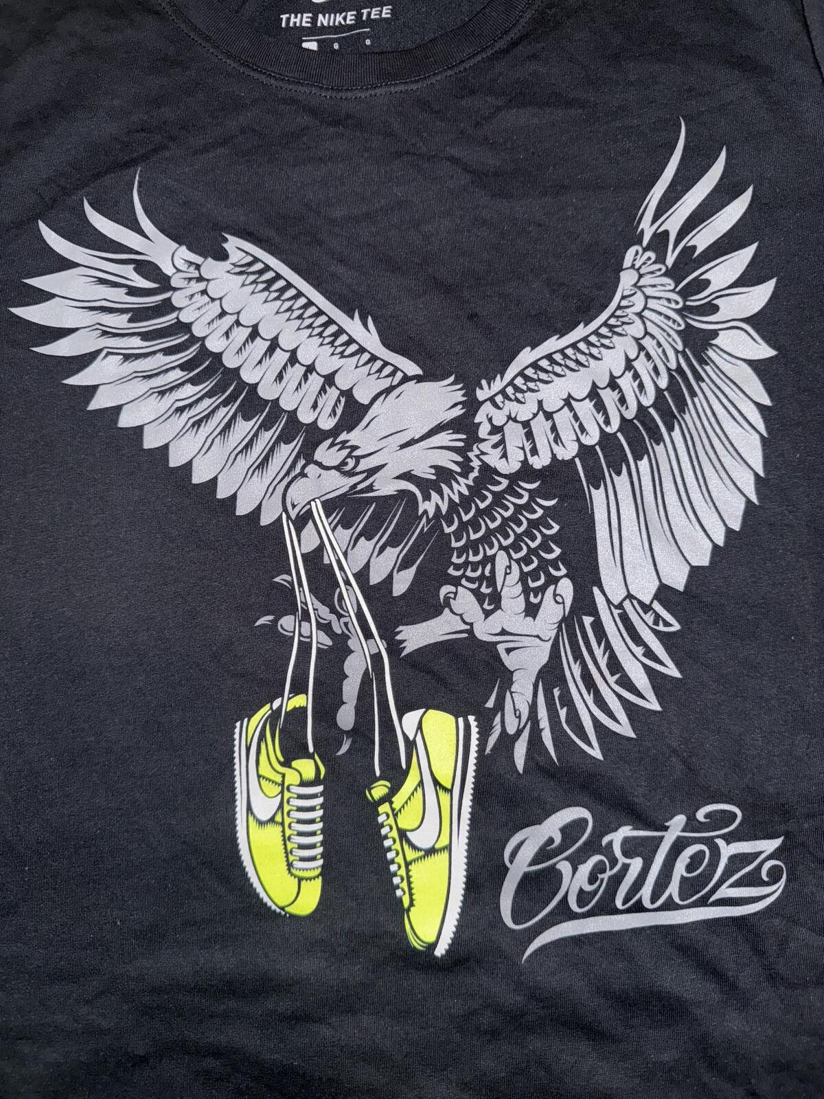 Nike Nike Women’s Eagle Cortez Black T-Shirt Size L / US 10 / IT 46 - 3 Thumbnail