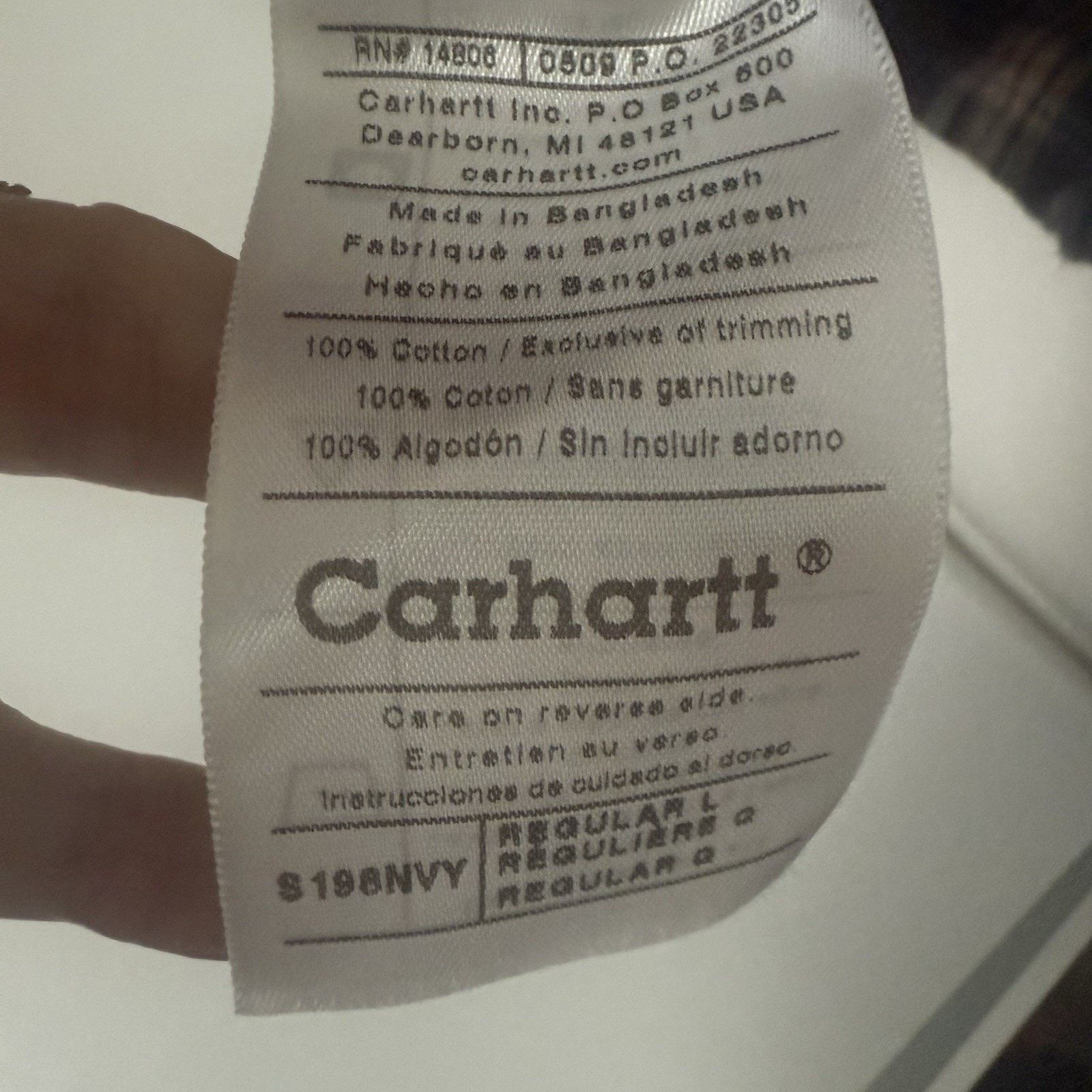 Carhartt Carhartt Shirt Flannel Plaid Workwear Cabincore Gorpcore Size US L / EU 52-54 / 3 - 4 Thumbnail