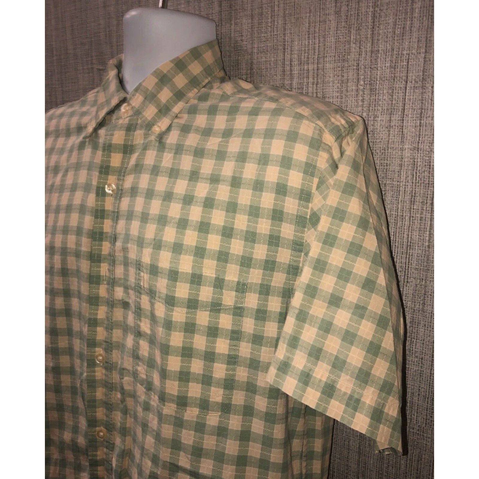 Lyle & Scott Lyle & Scott Scotland Mens Multi Color Plaid Cotton Button Front Shirt M Short Sleeve Size US M / EU 48-50 / 2 - 2 Thumbnail
