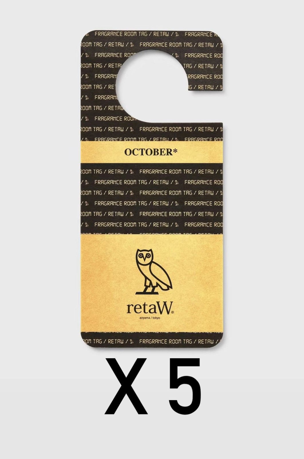 Octobers Very Own OVO X RetaW Room Tag X 5 | Grailed