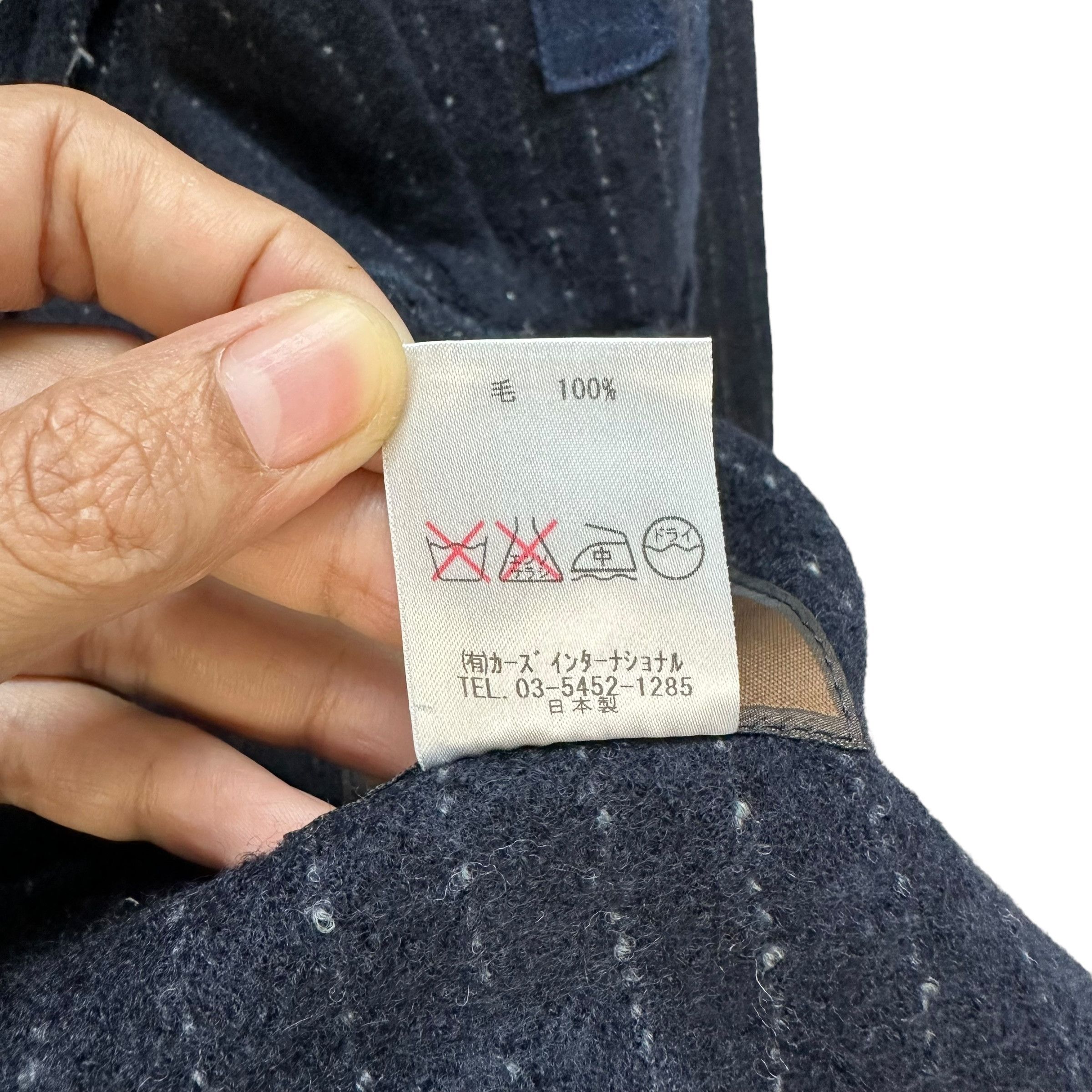 Japanese Brand MINIYU Striped Double Side Button Wool Jacket #A44-1037 Size S / US 4 / IT 40 - 8 Thumbnail