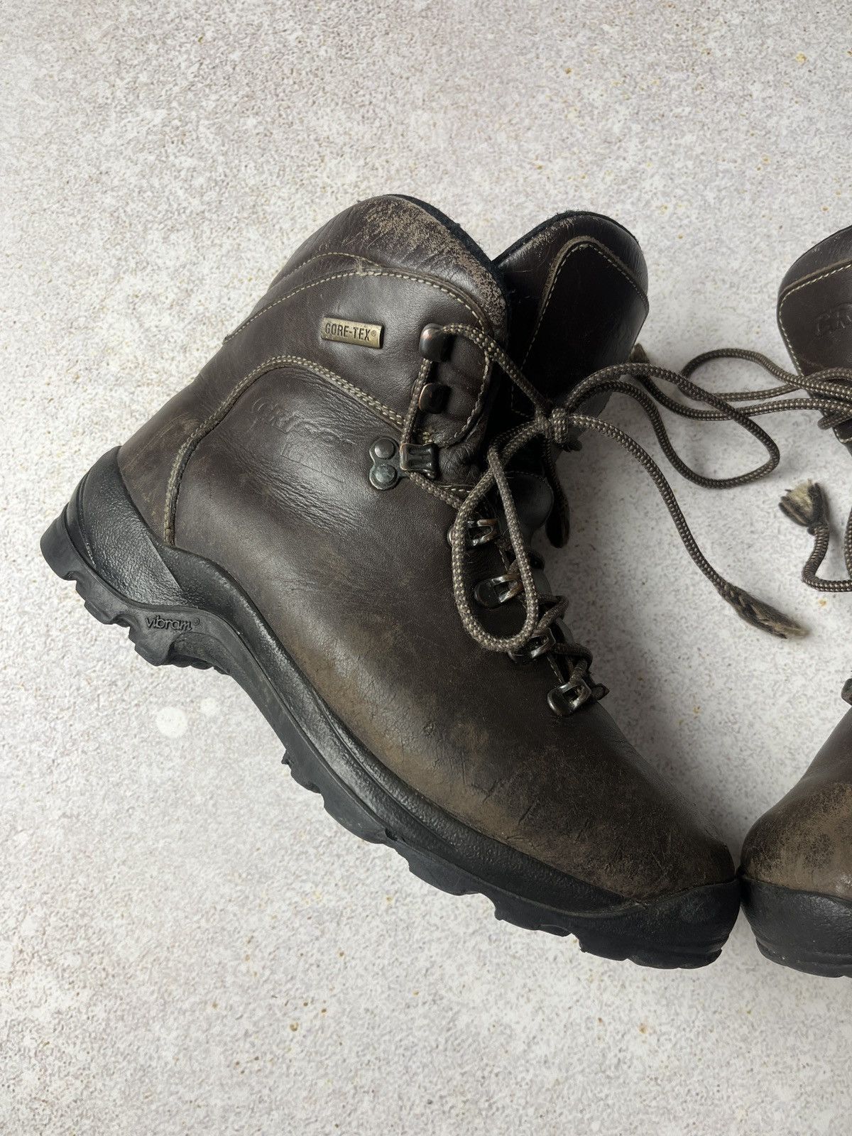 Other DDP Crispi Vintage Leather Hiking Boots W/Vibram Gore Tex Size US 8 / EU 41 - 3 Thumbnail