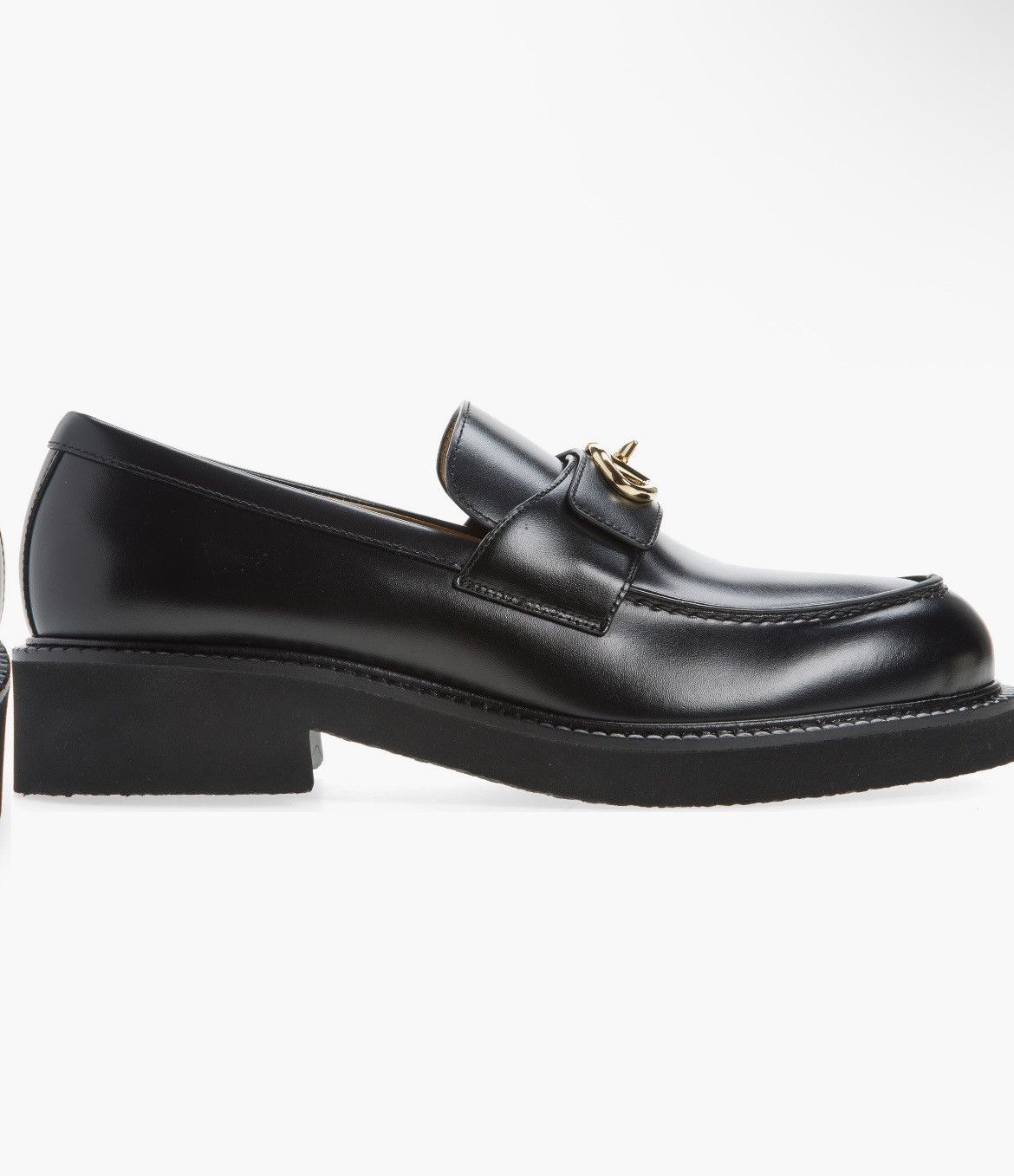Valentino Valentino Garavani VLOGO Locker Loafer Black size 41 Size US 11 / IT 41 - 3 Thumbnail
