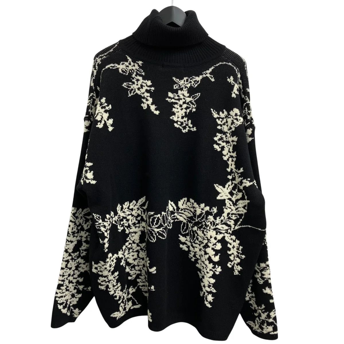 Yohji Yamamoto Yohji Yamamoto pour homme/ FLOWER DESIGN high-neck knit Size US L / EU 52-54 / 3 - 2 Thumbnail