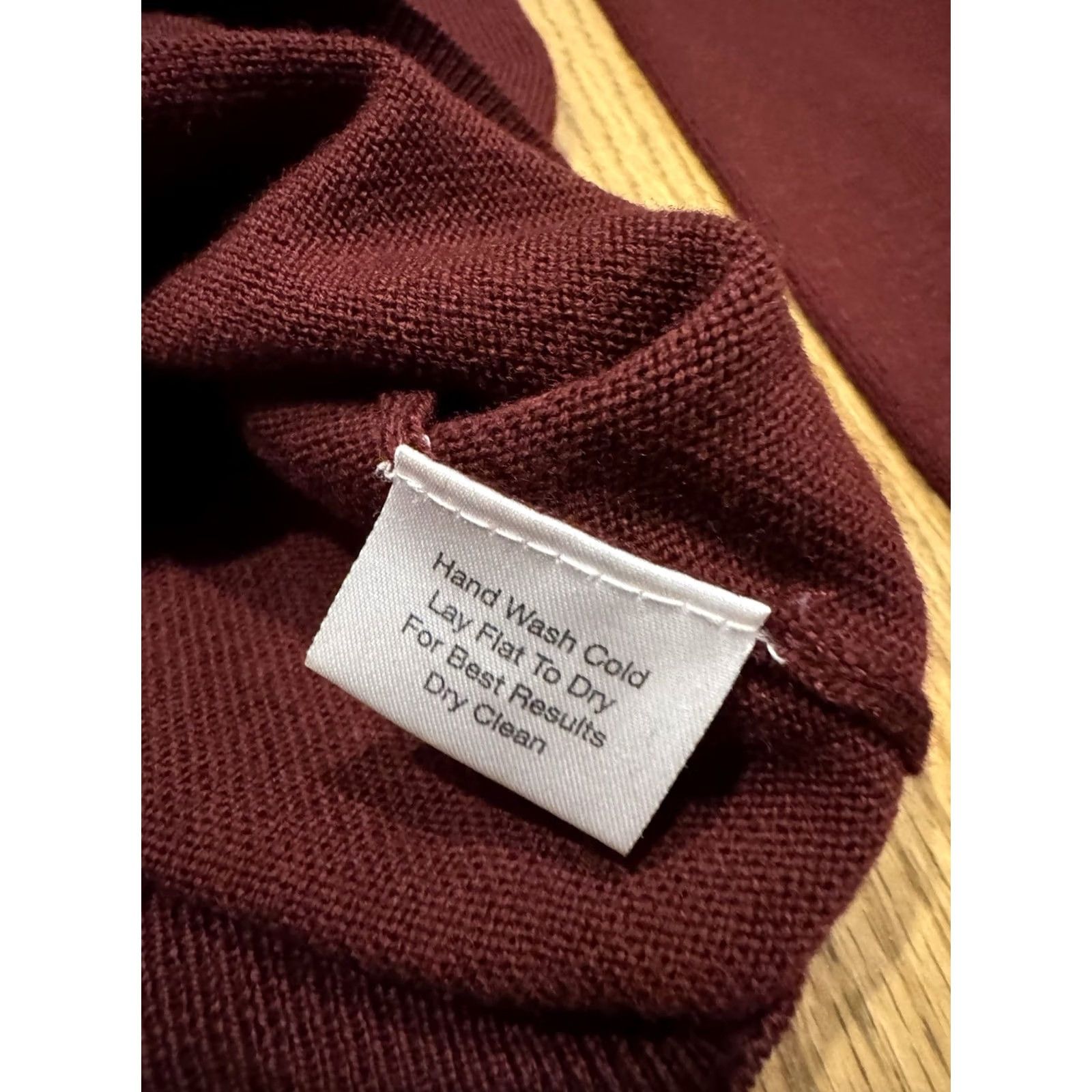 Pronto Uomo Pronto Uomo Merino Wool Knit Polo Sweater Men’s XXL Pullover Maroon Red Size US XXL / EU 58 / 5 - 4 Thumbnail