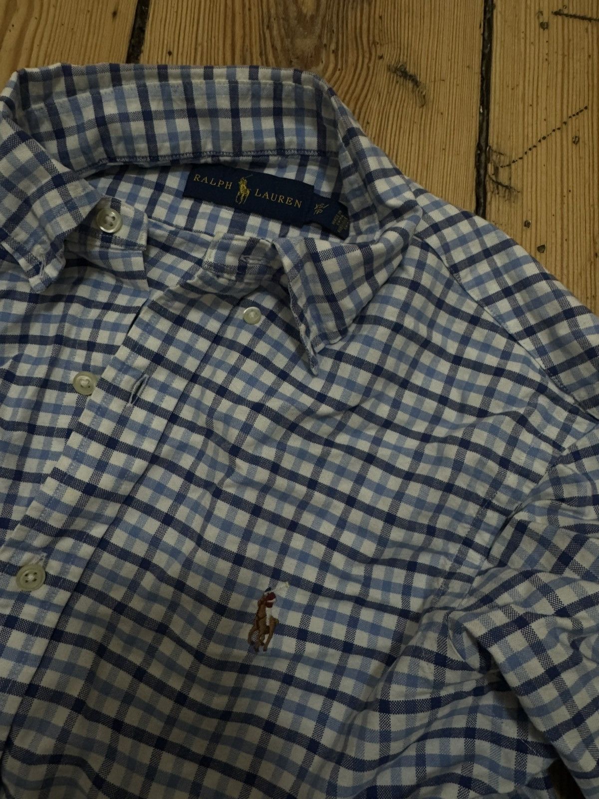 Ralph Lauren Ralph Lauren RLR Karohemd – Blau/Weiß – Größe XS fits S Size US S / EU 44-46 / 1 - 2 Thumbnail