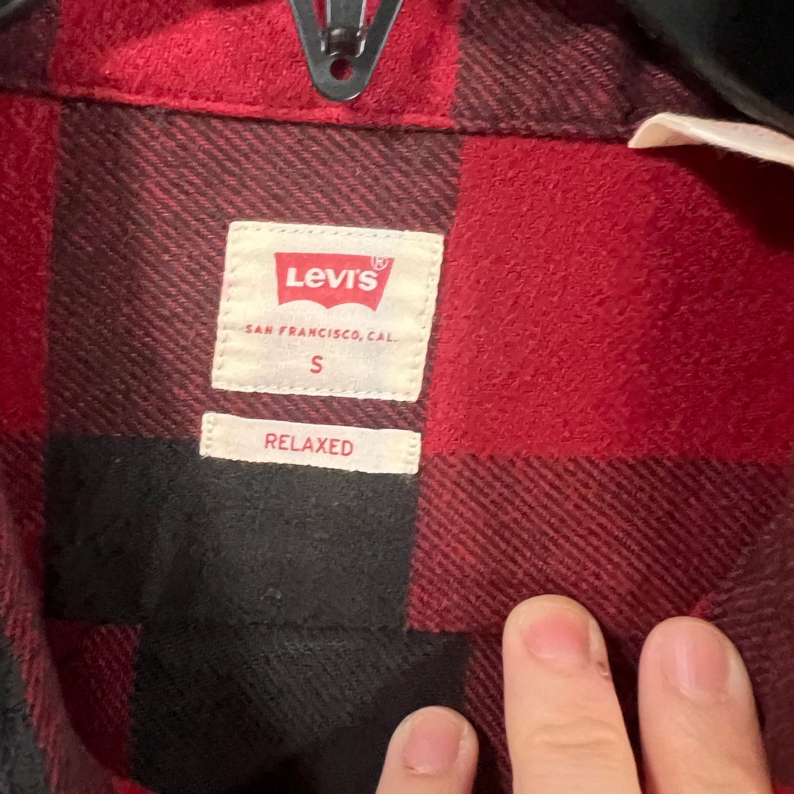Other Levis Shirt Mens Button Up Red Buffalo Plaid Casual Size US S / EU 44-46 / 1 - 3 Thumbnail