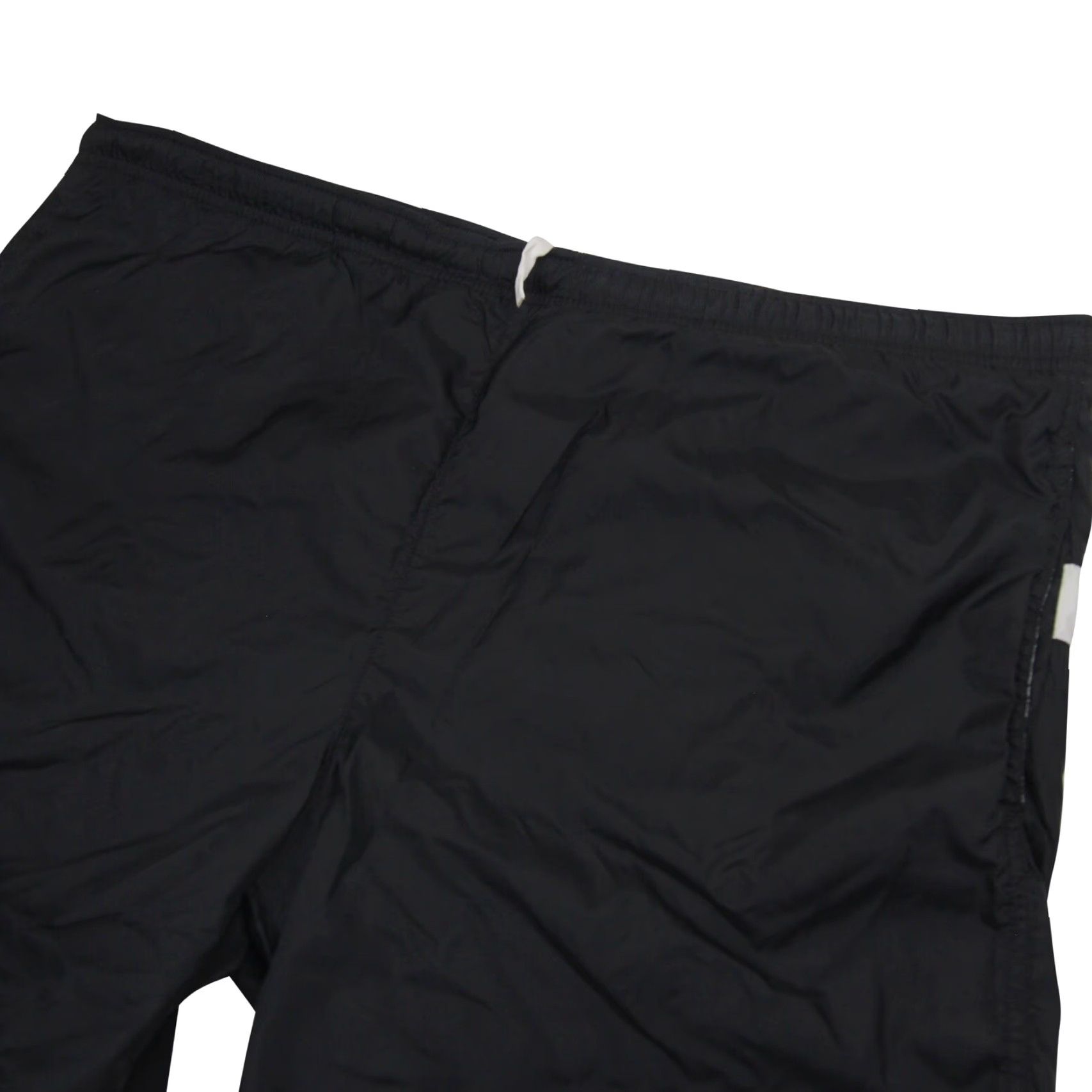 Nike VINTAGE Nike Mens Large Spellout Swim Trunks Black Size US 33 - 3 Thumbnail