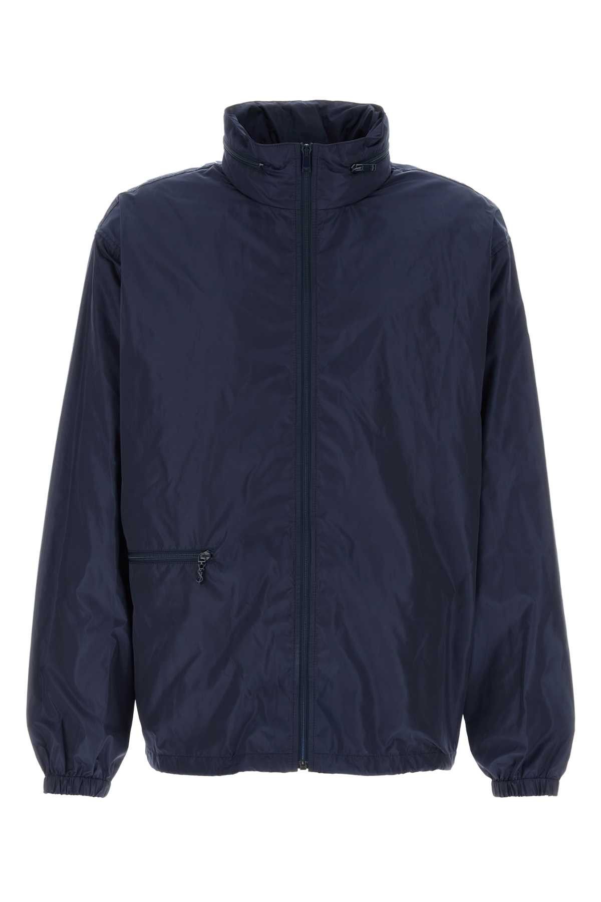 Saint Laurent Paris Navy Blue Nylon Windbreaker Size US XL / EU 56 / 4 - 1 Thumbnail