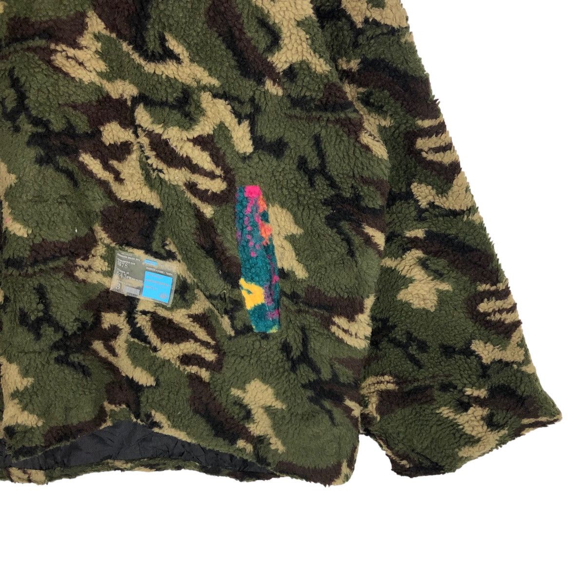 Japanese Brand VINTAGE CAMO FLEECE JACKET RARE COLOUR DISINTEGRATION JAPAN Size US XL / EU 56 / 4 - 4 Thumbnail