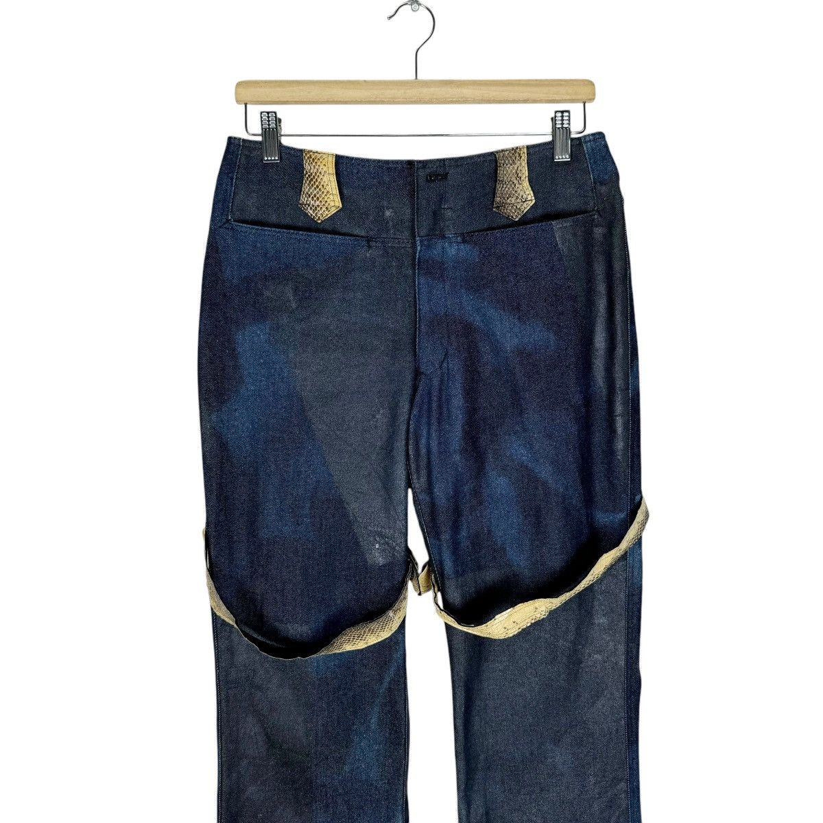 Japanese Brand 🌟ARRSTON VOLAJU KOSHIN SATOH SHOW SAMPLE BONDAGE PANTS Size US 30 / EU 46 - 4 Thumbnail
