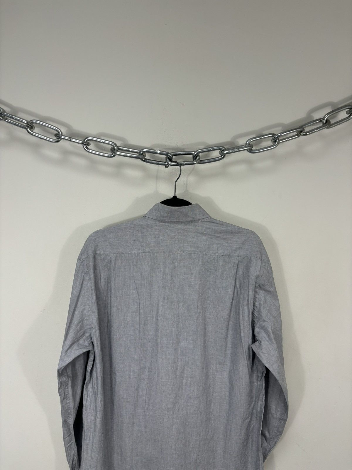 Etro Vintage Etro Men’s Gray Italian Luxury Button Up Dress Shirt Size US M / EU 48-50 / 2 - 10 Thumbnail