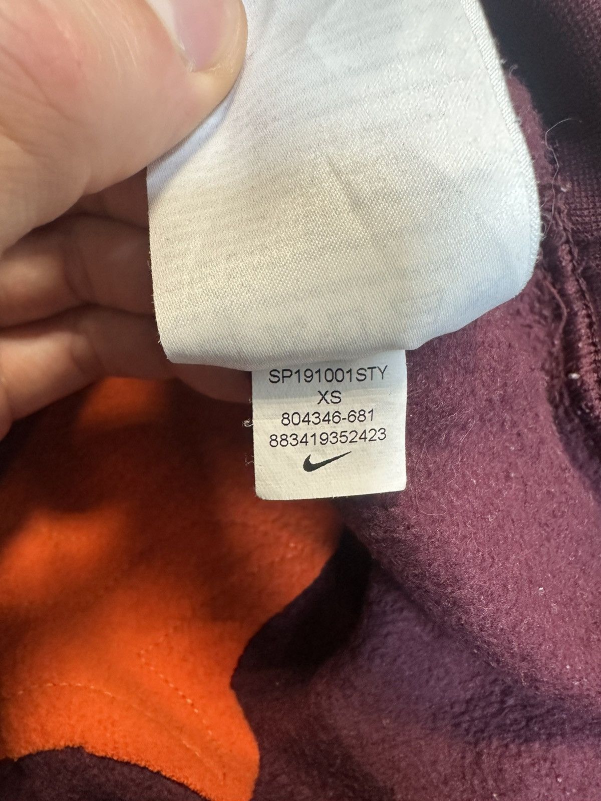 Nike Nike Custom Hoodie Vintage 90s Y2K Reworked Size US XS / EU 42 / 0 - 8 Thumbnail