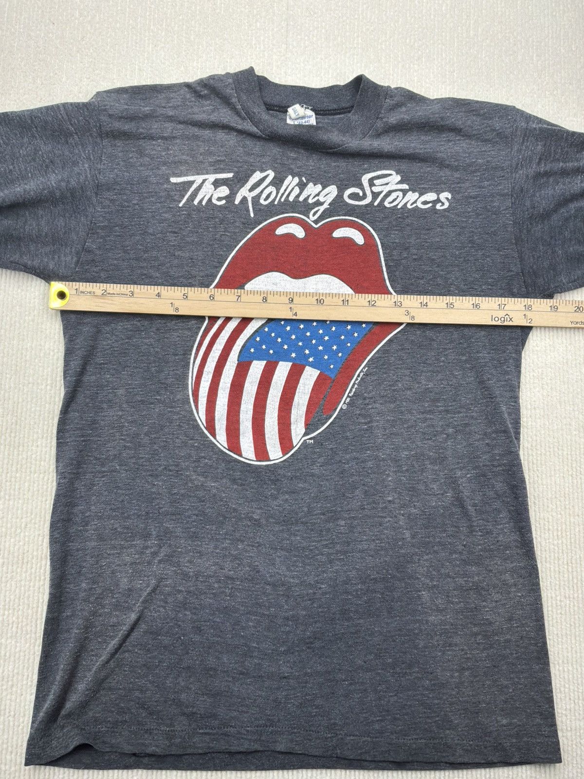 Other Vintage 1981 Rolling Stones North American Tour Made in USA Size US L / EU 52-54 / 3 - 10 Thumbnail