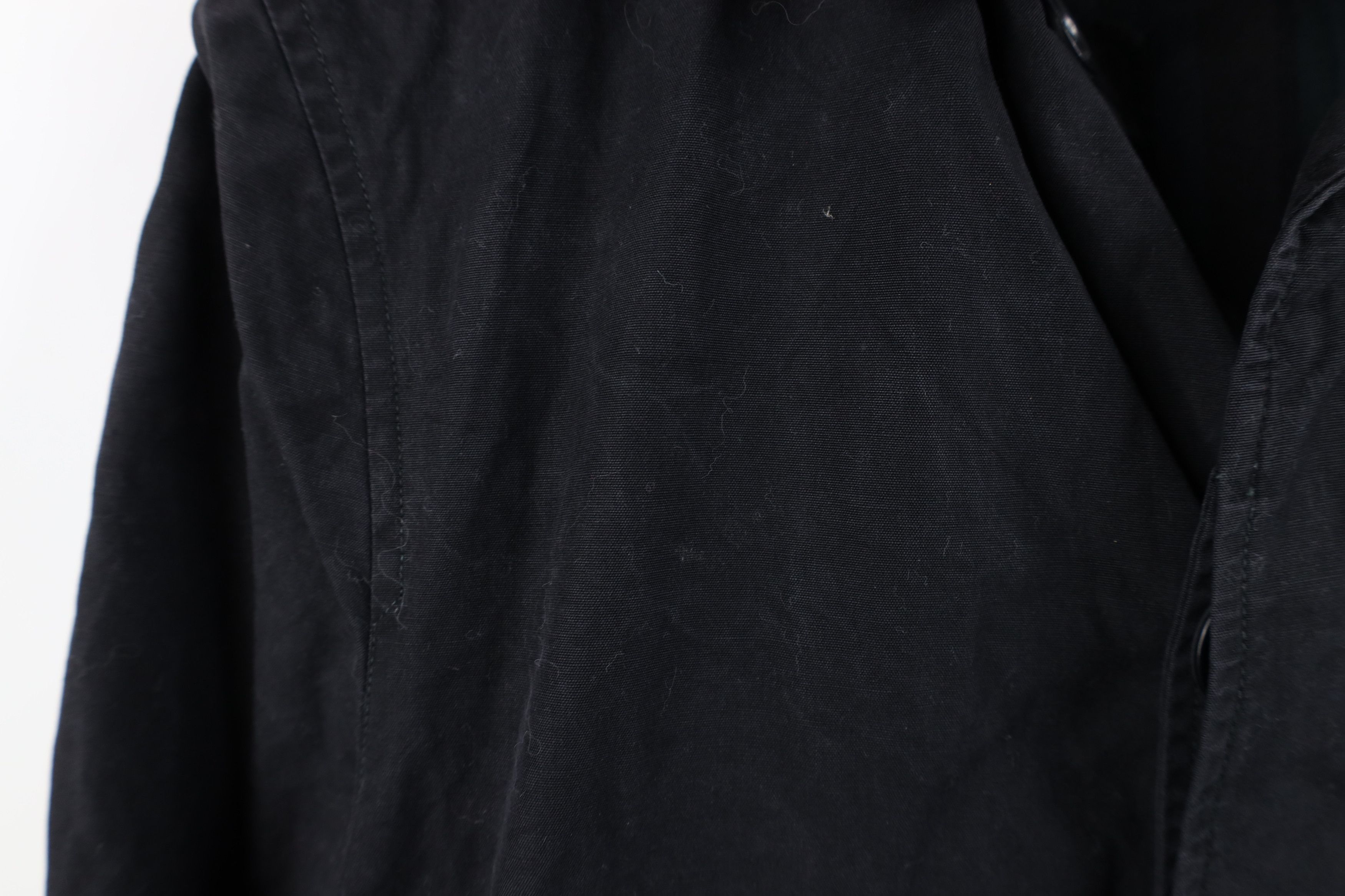 Vintage Vintage 60s Streetwear Trench Coat Rain Jacket Black Size US L / EU 52-54 / 3 - 5 Thumbnail