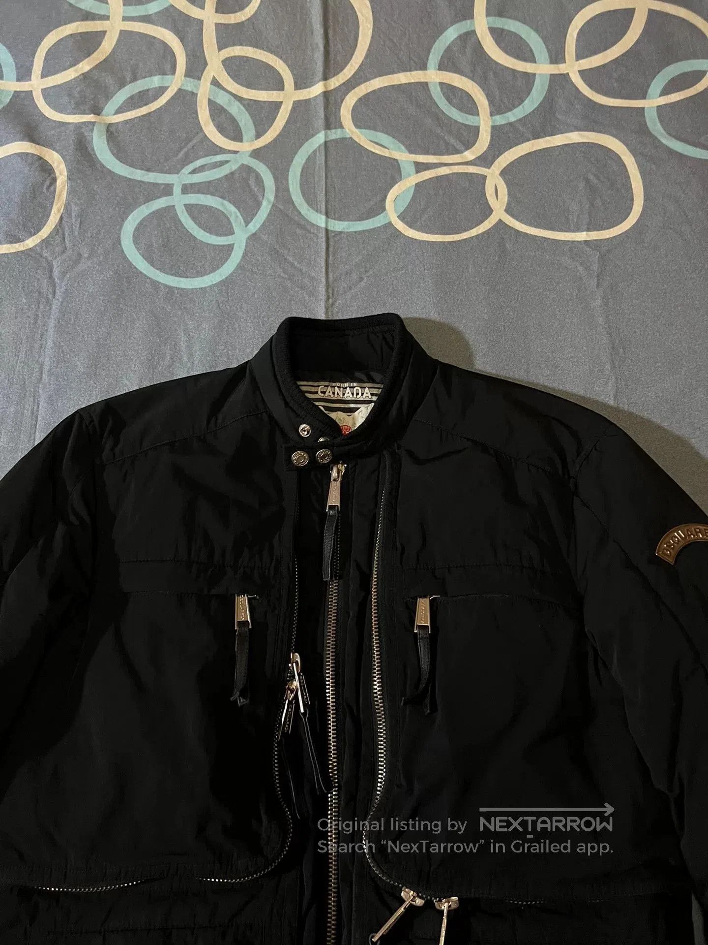 Dsquared2 dsquared2 black zippered down jacket. Size US L / EU 52-54 / 3 - 2 Thumbnail