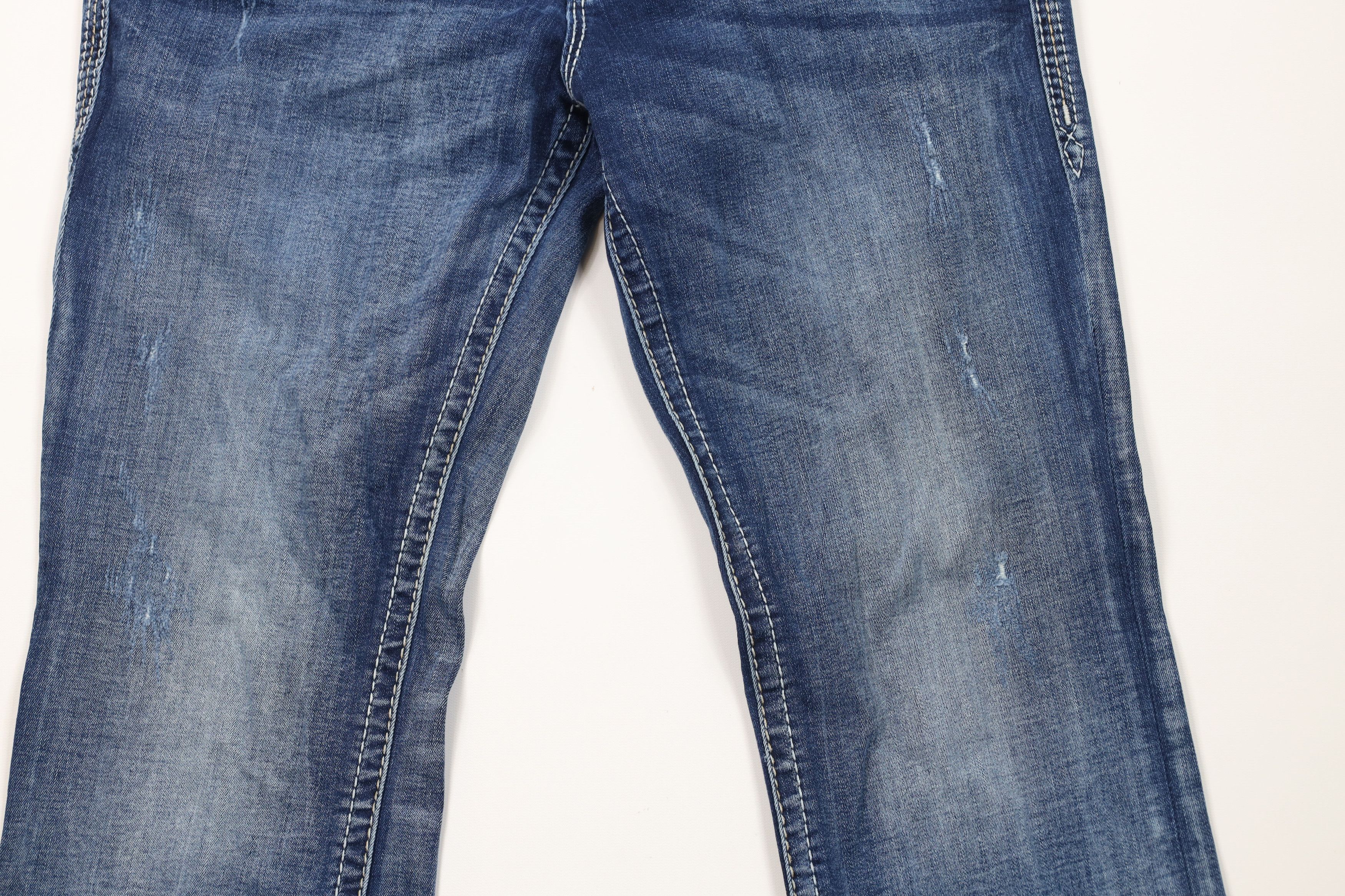 Rock Revival Rock Revival Stitch Mandell Easy Boot Flared Denim Jeans Size 33" - 3 Thumbnail
