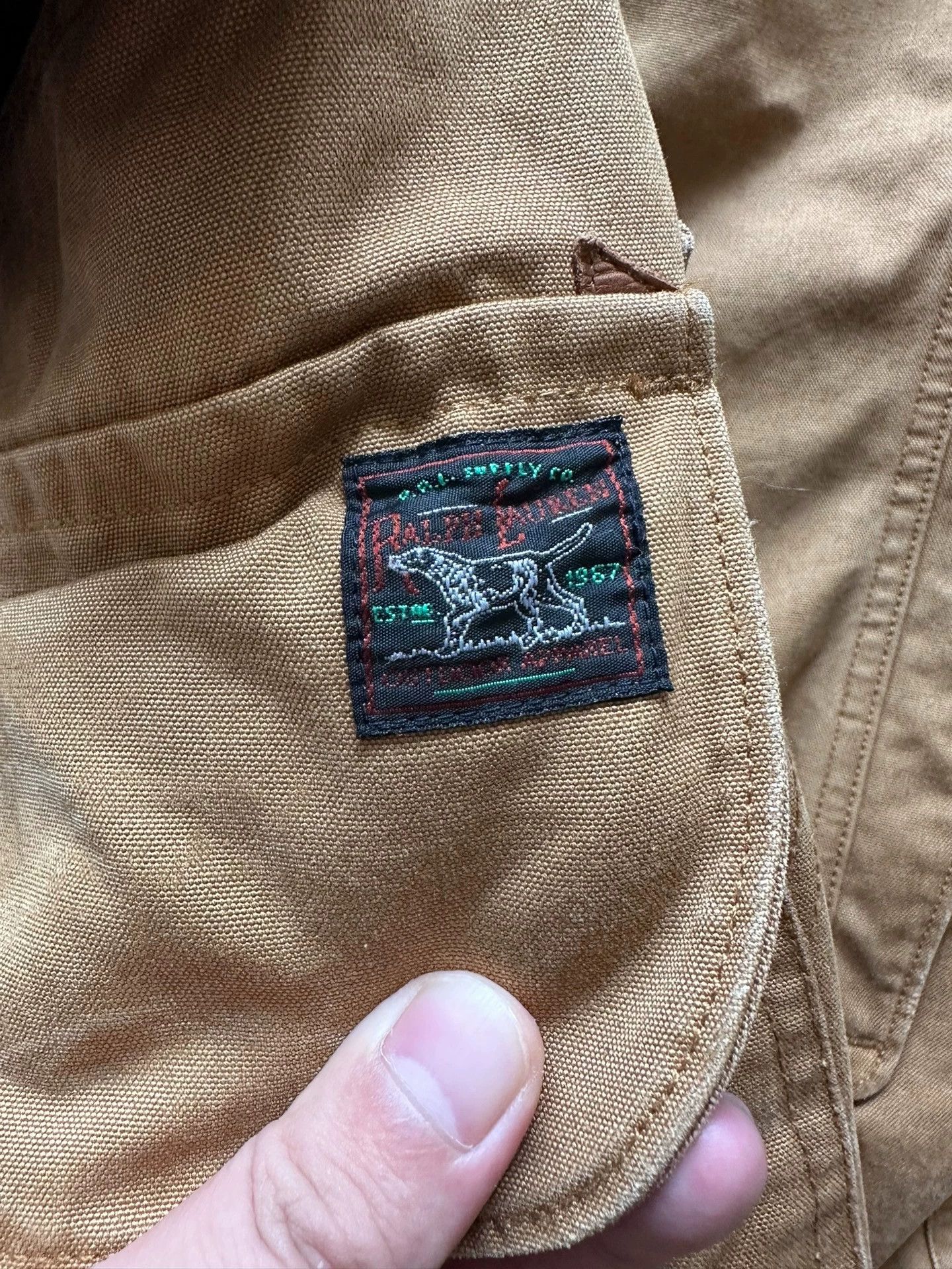 RRL Ralph Lauren RRL Hunting Jacket Hooded Thick Canvas Size S Size US S / EU 44-46 / 1 - 8 Thumbnail
