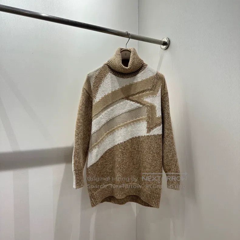 Loro Piana Loro Piana Lucky Star High-Neck Cashmere Sweater Size XS / US 0-2 / IT 36-38 - 1 Thumbnail