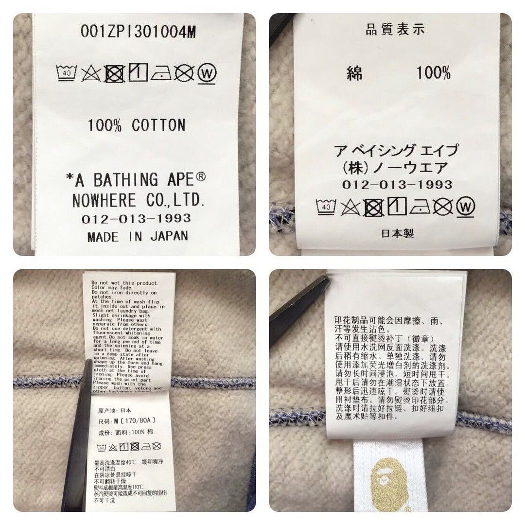 Bape BAPE Crazy Check shark full zip hoodie a bathing ape Size US M / EU 48-50 / 2 - 8 Thumbnail