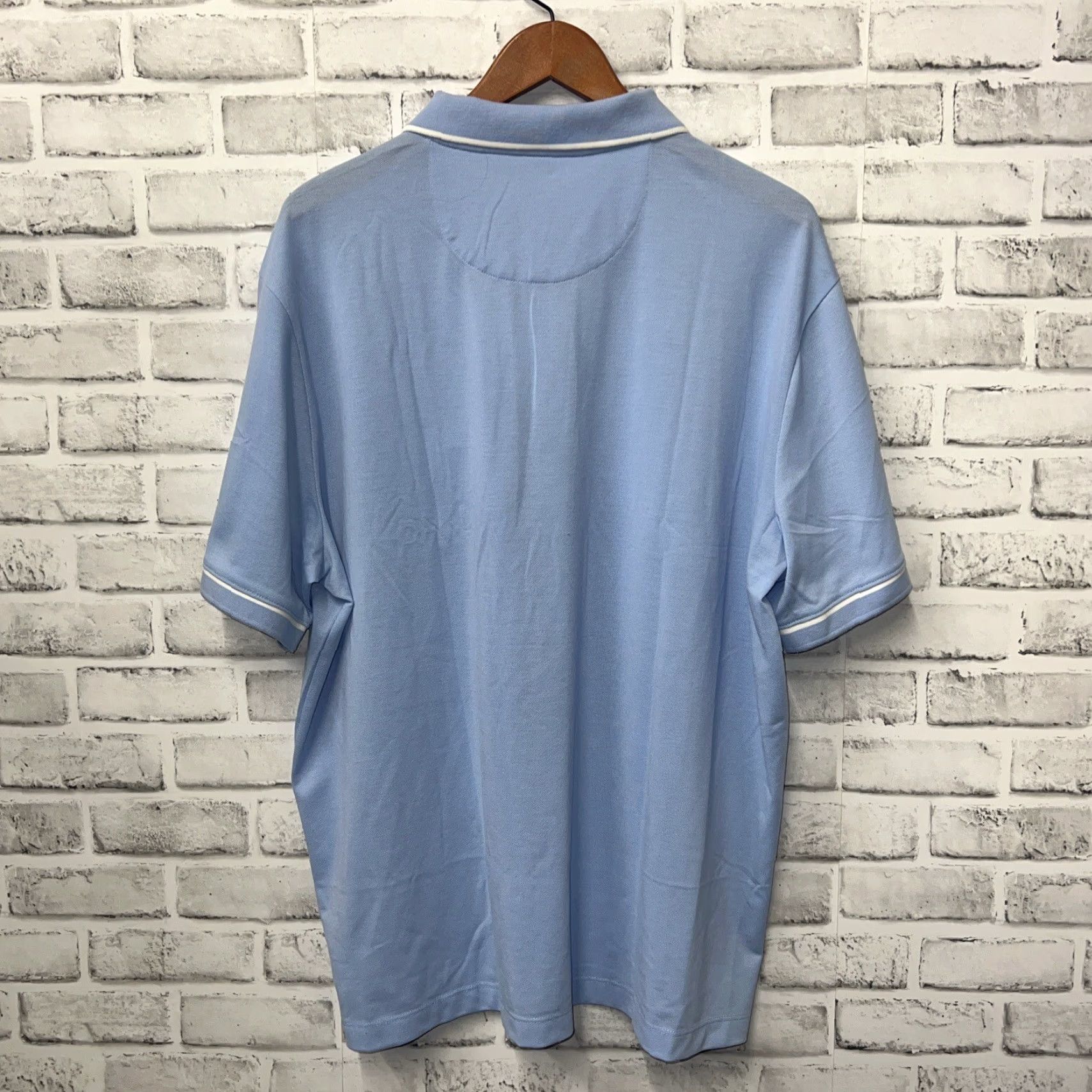 UNTUCKit UNTUCKit Polo Shirt Mens 2XL Blue Shirt Modern Classic Size US XXL / EU 58 / 5 - 5 Thumbnail