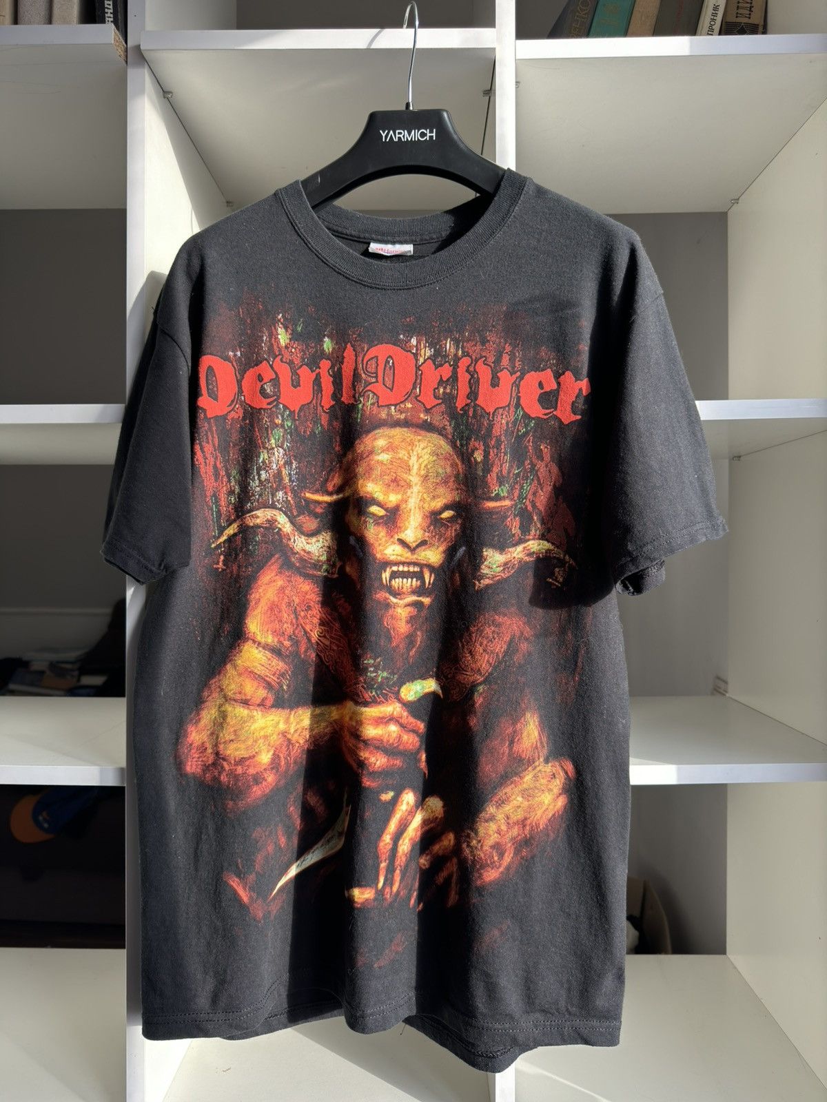 Band Tees Devil Driver 2002 Heavy Metal Band T Shirt Size US L / EU 52-54 / 3 - 5 Thumbnail