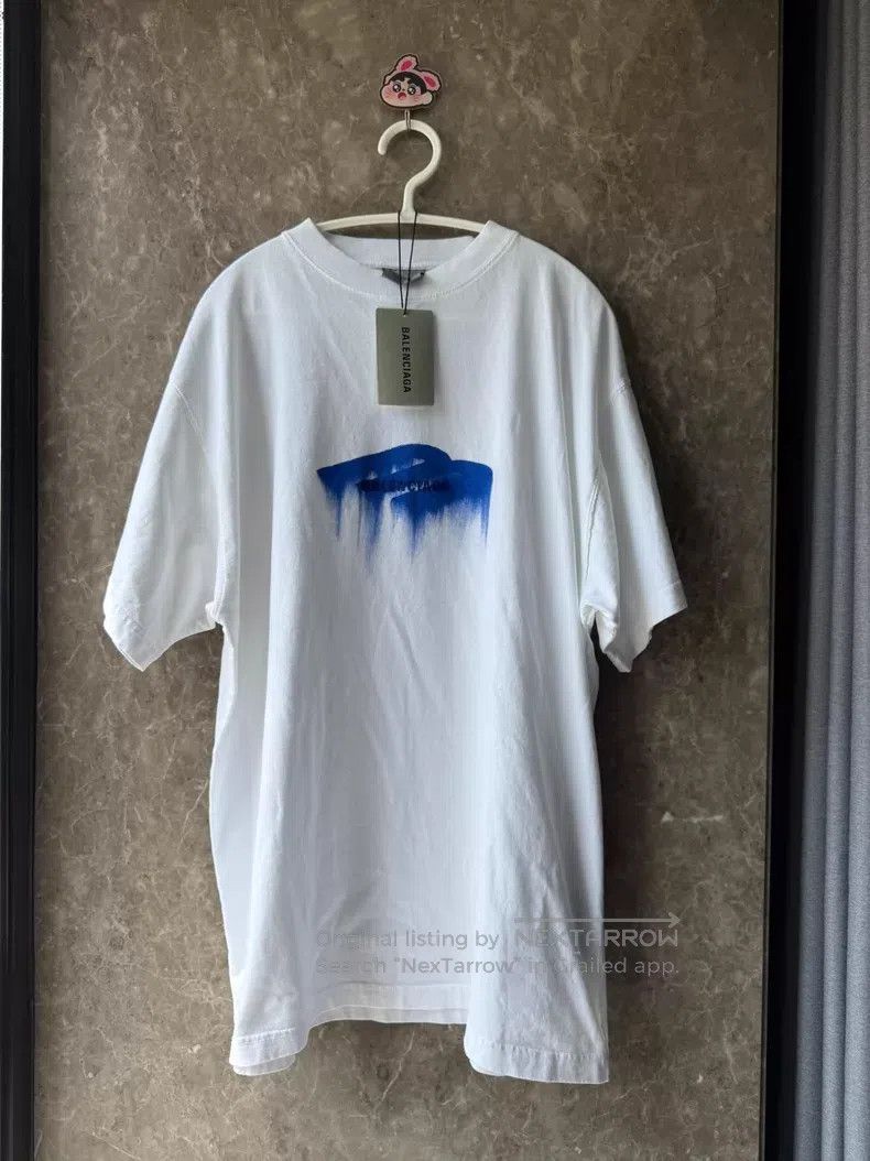 Balenciaga Balenciaga Dissolved Logo Short Sleeve XS Size US XS / EU 42 / 0 - 1 Thumbnail