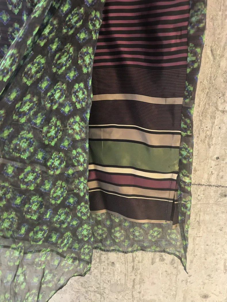 Dries Van Noten Dries Van Noten Silk Skirt Size 25" / US 0 / IT 36 - 7 Thumbnail